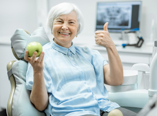 daily benefits of dental implants include the ability to eat all your favorite foods