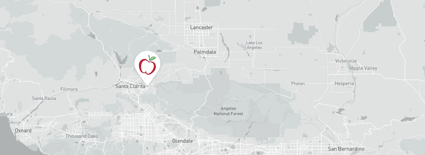 Map showing location of A New Smile Dental Canyon Country in Santa Clarita