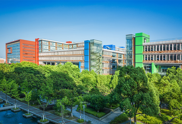 Exterior of multistory academic building